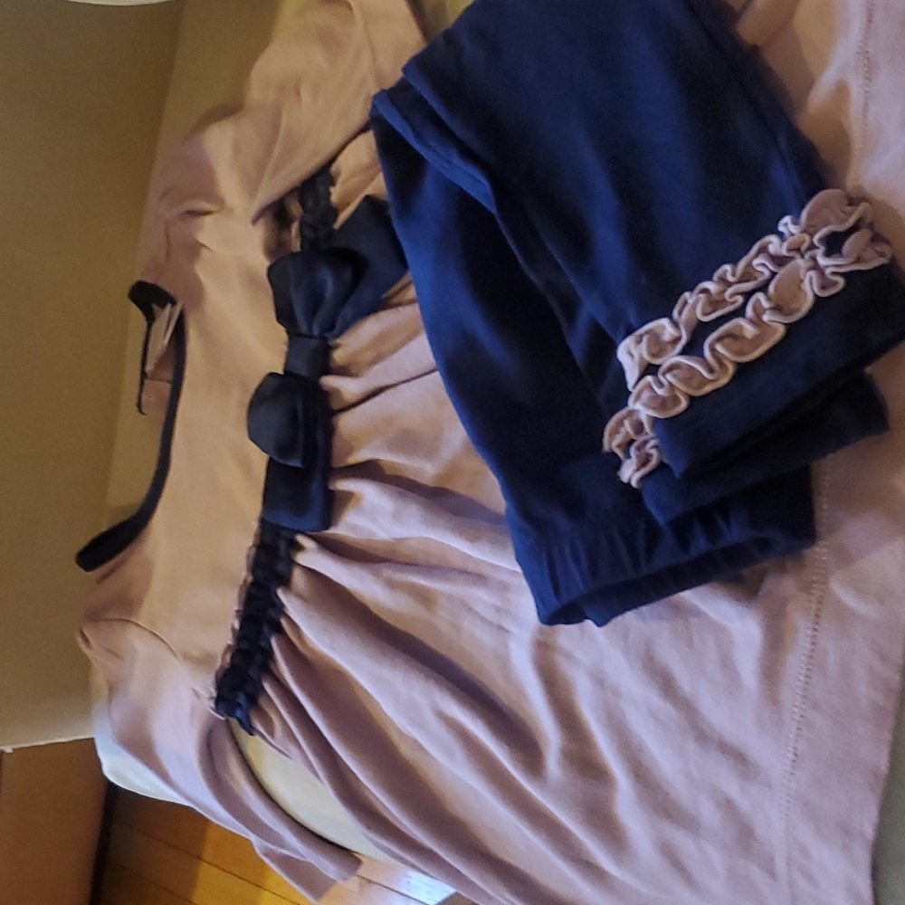 Sale --Jillian's  navy & blue 2 piece set